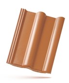 BRAMAC CLASSIC STAR - betonová taška základní 1/1 - terracotta
